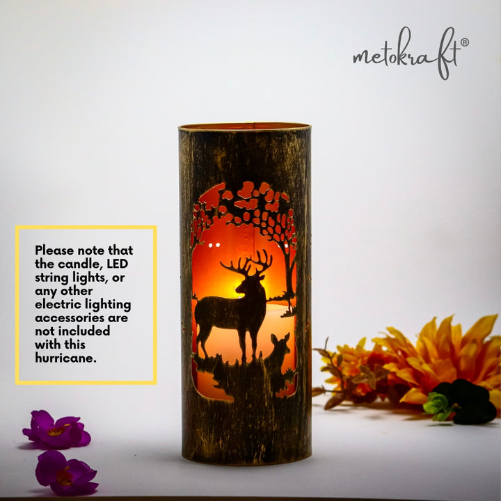 Metokraft Premium Quality Hand-made Iron Candle Hurricane Holders to Decorate your Home with Elegance