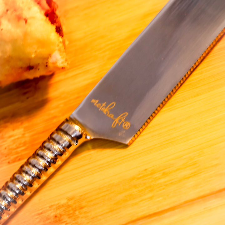 Metokraft Premium Quality Hand-made Food Safe Grade S.Steel Knife Cutlery to Enhance your Dinning Experience