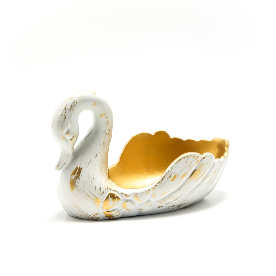 Metokraft Premium Quality Hand-made Aluminium Casted Duck Bowl to Decor your Dinning Experience