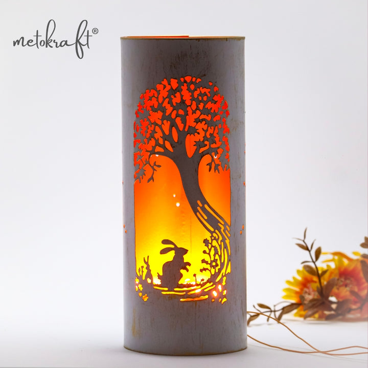 Metokraft Premium Quality Hand-made Iron Candle Hurricane Holders to Decorate your Home with Elegance